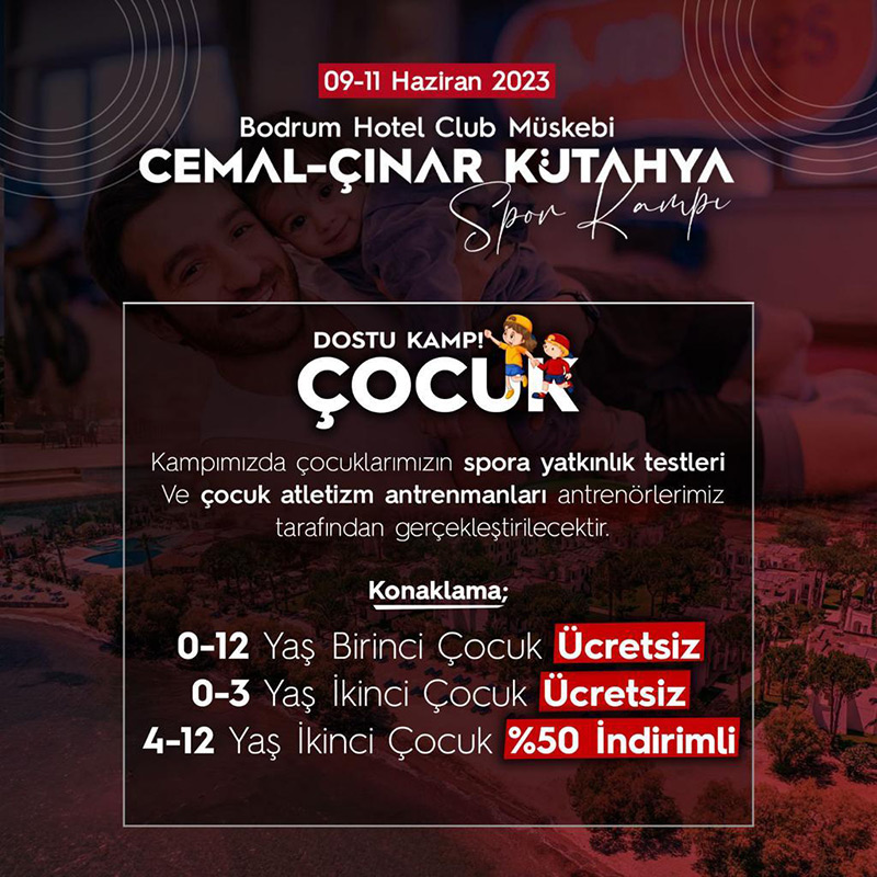 Cemal-Çınar Kütahya Spor Kampı